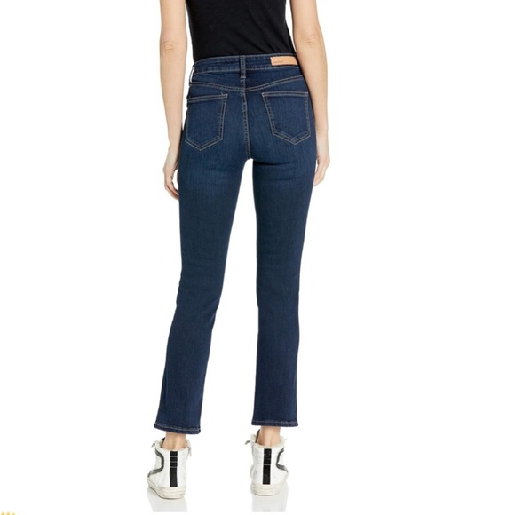 Goodthreads Women's Mid-Rise Slim Straight Jeans Dark wash. Size 28 - Picture 4 of 15